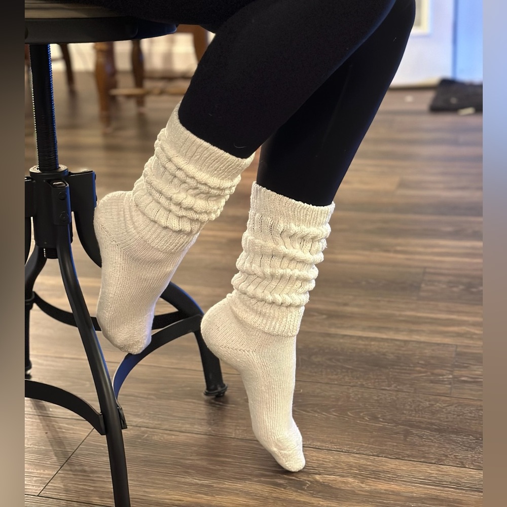 6 Pair Slouch Socks Scrunch socks! Original Retro Heavy Slouchy Socks - Picture 4 of 16